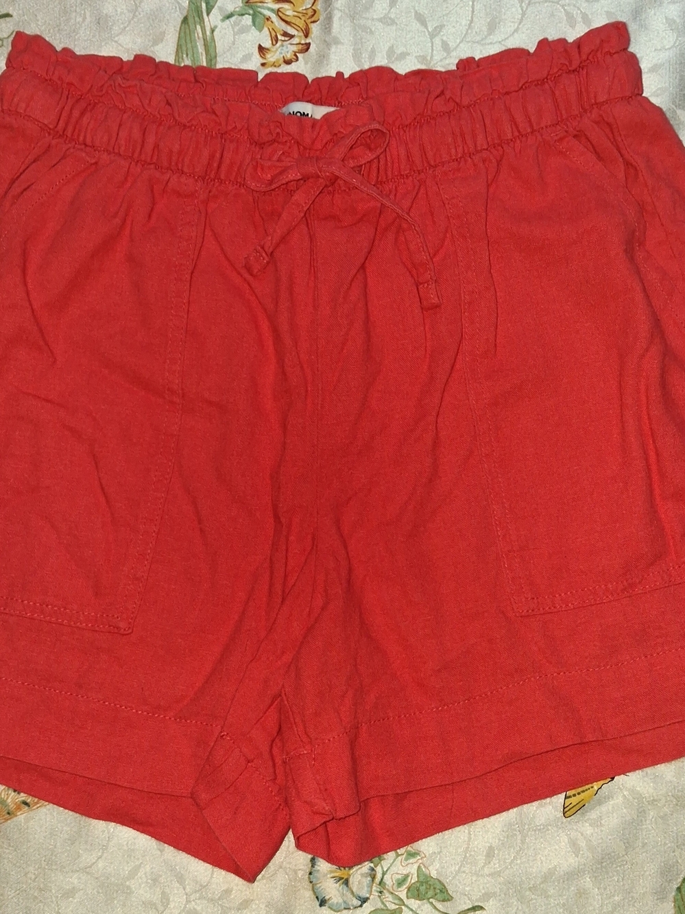 Sonoma Red Drawstring Casual Shorts